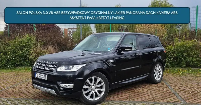 land rover lubelskie Land Rover Range Rover Sport cena 129000 przebieg: 182778, rok produkcji 2017 z Szczecin